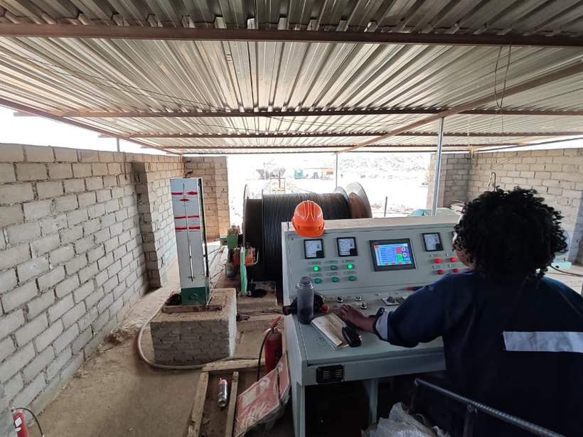 Operator at the plant control panel