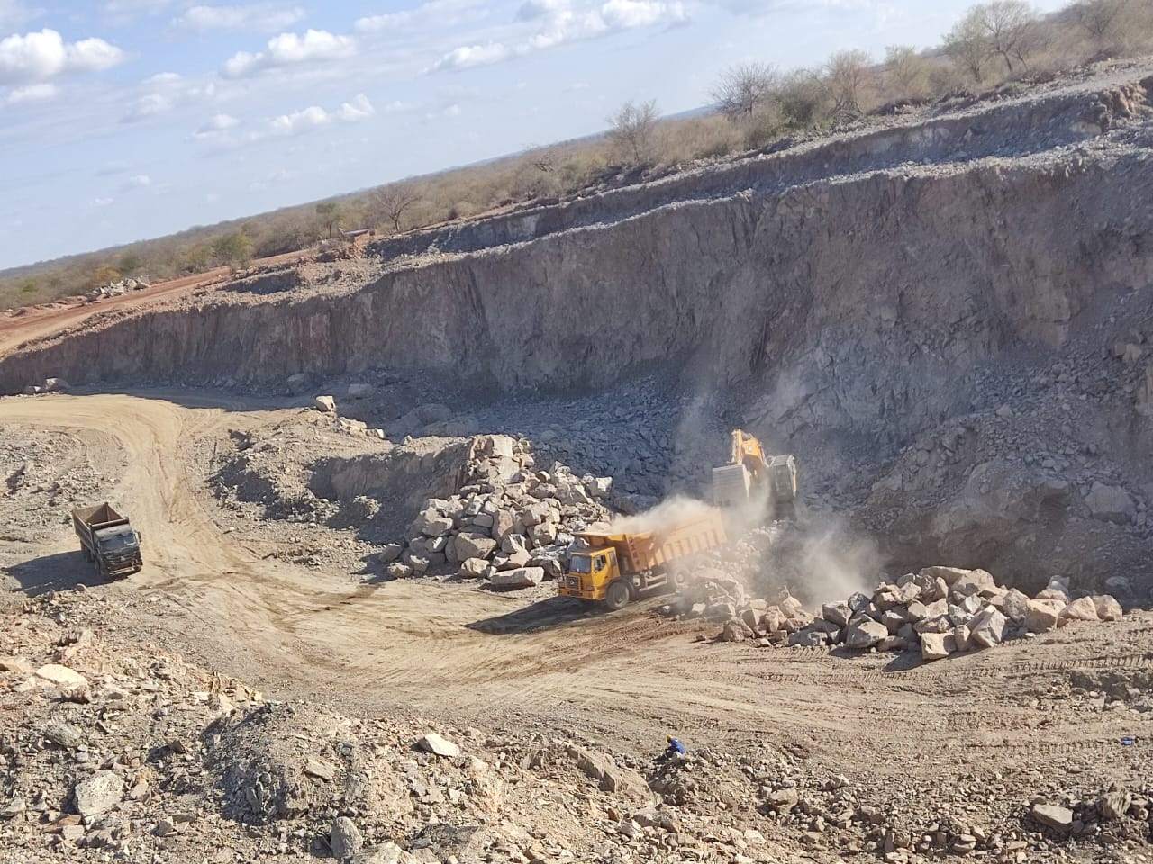 The open pit